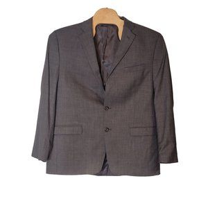 Lauren Ralph Lauren Wool Suit Jacket Blazer Gray 2 Button Closure Msrmnt in Desc